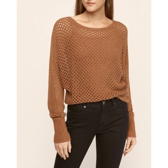 Express Open Stitch Dolman Sweater Xs 